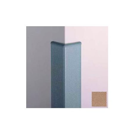 Pawling Surface Mounted Corner Guard 90Deg, 3'' Wings, 8'H W/Caps, Mocha CG-10R-8-288